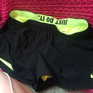2 pairs of Nike dri fit shorts